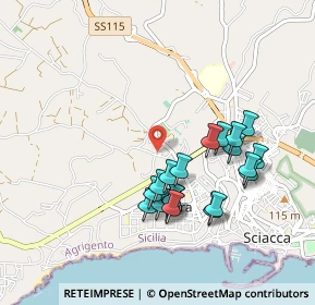 Mappa Via Nocera Inferiore, 92019 Sciacca AG, Italia (0.981)