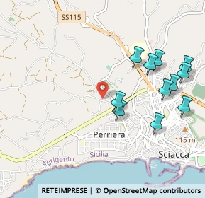 Mappa Via Nocera Inferiore, 92019 Sciacca AG, Italia (1.21909)