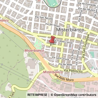 Mappa Via Don Minzoni, 4A, 95045 Misterbianco, Catania (Sicilia)