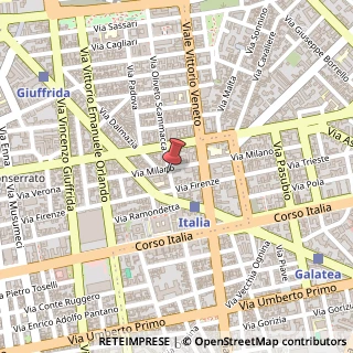 Mappa Via Oliveto Scammacca, 7/c, 95127 Catania, Catania (Sicilia)