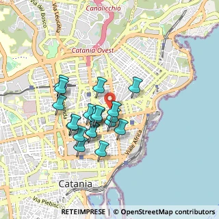 Mappa PARCHEGGIO GRATUITO RISERVATO AI SIGG. CLIENTI, 95127 Catania CT, Italia (0.8065)