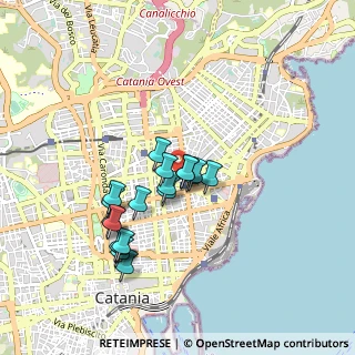 Mappa PARCHEGGIO GRATUITO RISERVATO AI SIGG. CLIENTI, 95127 Catania CT, Italia (0.83684)