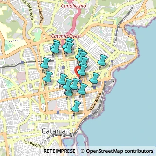 Mappa PARCHEGGIO GRATUITO RISERVATO AI SIGG. CLIENTI, 95127 Catania CT, Italia (0.692)