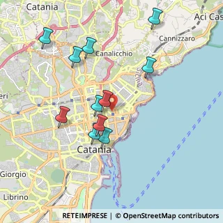 Mappa PARCHEGGIO GRATUITO RISERVATO AI SIGG. CLIENTI, 95127 Catania CT, Italia (2.12455)