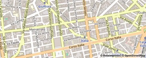 Mappa Katania