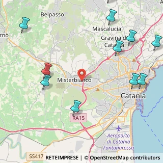 Mappa Via Girolamo Rosano, 95045 Misterbianco CT, Italia (6.72182)
