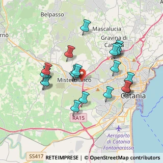Mappa Via Girolamo Rosano, 95045 Misterbianco CT, Italia (3.9995)
