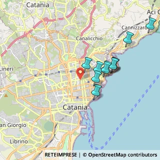 Mappa Via Benedetto Guzzardi, 95127 Catania CT, Italia (1.89545)