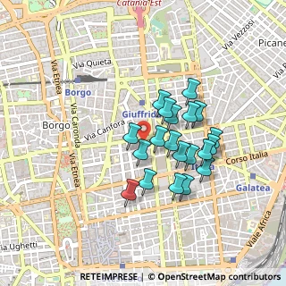 Mappa Via Benedetto Guzzardi, 95127 Catania CT, Italia (0.399)