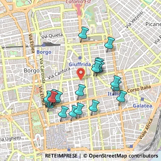 Mappa Via Benedetto Guzzardi, 95127 Catania CT, Italia (0.5185)