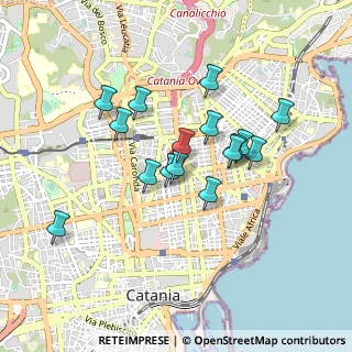 Mappa Via Benedetto Guzzardi, 95127 Catania CT, Italia (0.83563)