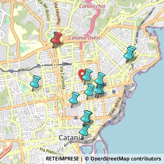 Mappa Via Benedetto Guzzardi, 95127 Catania CT, Italia (1.05071)