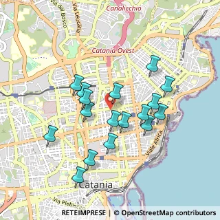 Mappa Via Benedetto Guzzardi, 95127 Catania CT, Italia (0.94059)