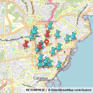 Mappa Via Benedetto Guzzardi, 95127 Catania CT, Italia (0.8835)