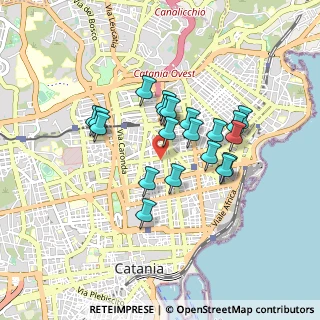 Mappa Via Benedetto Guzzardi, 95127 Catania CT, Italia (0.793)
