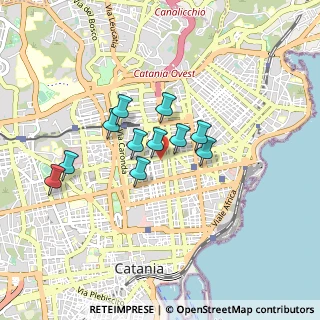 Mappa Via Benedetto Guzzardi, 95127 Catania CT, Italia (0.72909)