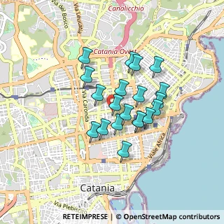Mappa Via Benedetto Guzzardi, 95127 Catania CT, Italia (0.736)
