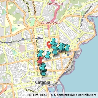 Mappa Via Benedetto Guzzardi, 95127 Catania CT, Italia (0.79211)