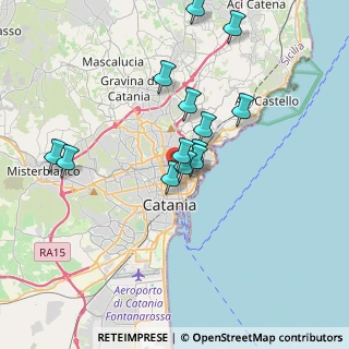 Mappa Via Benedetto Guzzardi, 95127 Catania CT, Italia (3.60308)