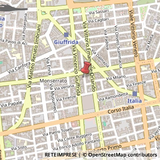 Mappa Via Ruggero Settimo,  37, 95128 Catania, Catania (Sicilia)