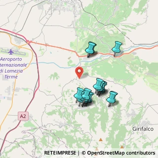 Mappa Via Pian Delle Forche, 88025 Maida CZ, Italia (3.3965)