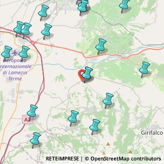 Mappa Contrada Casetta Postale Zona Industriale, 88025 Maida CZ, Italia (6.7745)