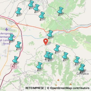 Mappa Localita' Piani di Forca, 88025 Maida CZ, Italia (6.16353)