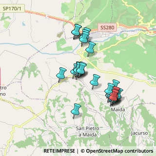 Mappa Localita' Piani di Forca, 88025 Maida CZ, Italia (1.77407)