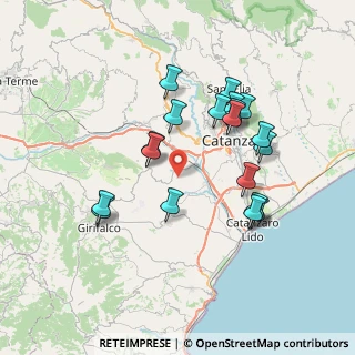 Mappa 88050 Caraffa di Catanzaro CZ, Italia (7.56158)