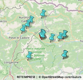 Mappa Via Primula, 33024 Forni di Sopra UD, Italia (11.66467)