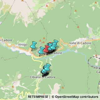 Mappa Via Guglielmo Marconi, 32040 Valle di Cadore BL, Italia (1.08462)