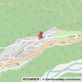 Mappa Via Guglielmo Marconi, 41, 32040 Venas di Cadore BL, Italia, 32040 Valle di Cadore, Belluno (Veneto)