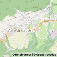 Térkép Valle di Cadore