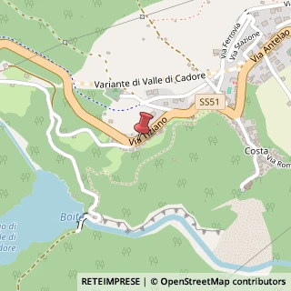 Mappa 32040 Valle di Cadore BL, Italia, 32040 Valle di Cadore, Belluno (Veneto)