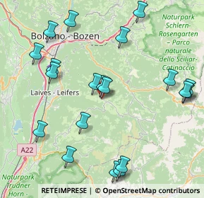 Mappa Via Castello Thurn, 39050 Nova Ponente BZ, Italia (9.305)