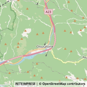 Mappa Chiusaforte
