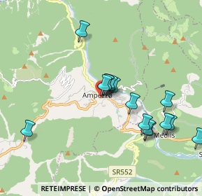 Mappa Via Nazionale, 33021 Ampezzo UD, Italia (2.5125)