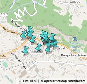 Mappa Piazza Italia, 33029 Villa Santina UD, Italia (0.2095)