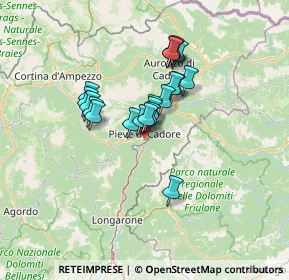 Mappa Località, 32044 Pieve di Cadore BL, Italia (9.6335)