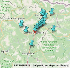Mappa Località, 32044 Pieve di Cadore BL, Italia (10.73263)