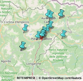 Mappa Località, 32044 Pieve di Cadore BL, Italia (10.79563)