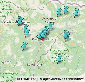 Mappa Località, 32044 Pieve di Cadore BL, Italia (13.88833)