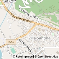 Map Villa Santina