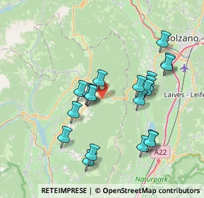 Mappa Via Bivio Ruffrè, 38010 Sarnonico TN, Italia (7.0665)