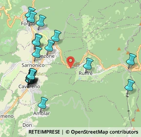 Mappa Via Bivio Ruffrè, 38010 Sarnonico TN, Italia (2.4235)