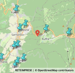 Mappa Via Bivio Ruffrè, 38010 Sarnonico TN, Italia (2.83273)