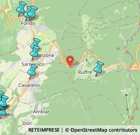 Mappa Via Bivio Ruffrè, 38010 Sarnonico TN, Italia (3.35455)