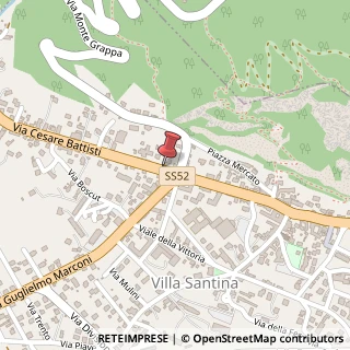 Mappa Via cesare battisti 78, 33029 Villa Santina, Udine (Friuli-Venezia Giulia)