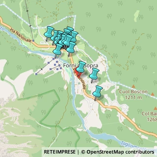 Mappa Via Trieste, 33024 Forni di Sopra UD, Italia (0.868)