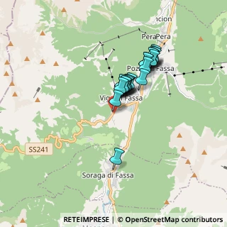Mappa Str. veia, 38039 Vigo di Fassa TN, Italia (1.3285)